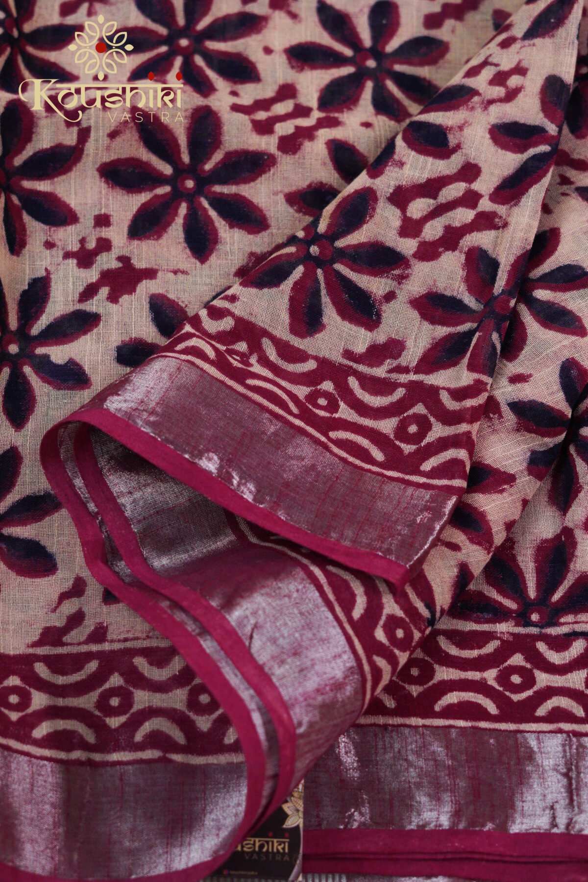 Linen Cotton – Maroon - Image 3