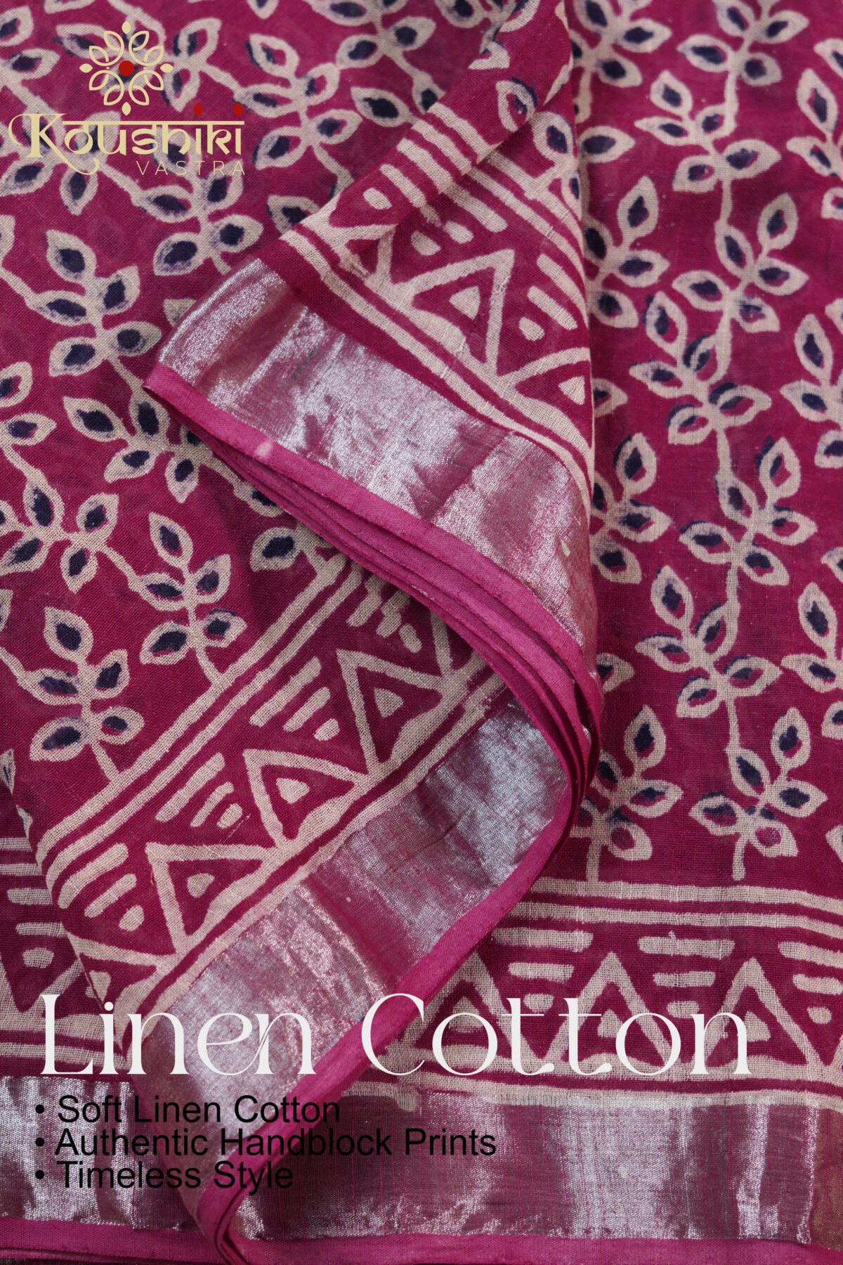 Linen Cotton – Maroon - Image 4
