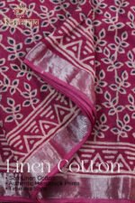 Linen Cotton – Maroon - Image 4